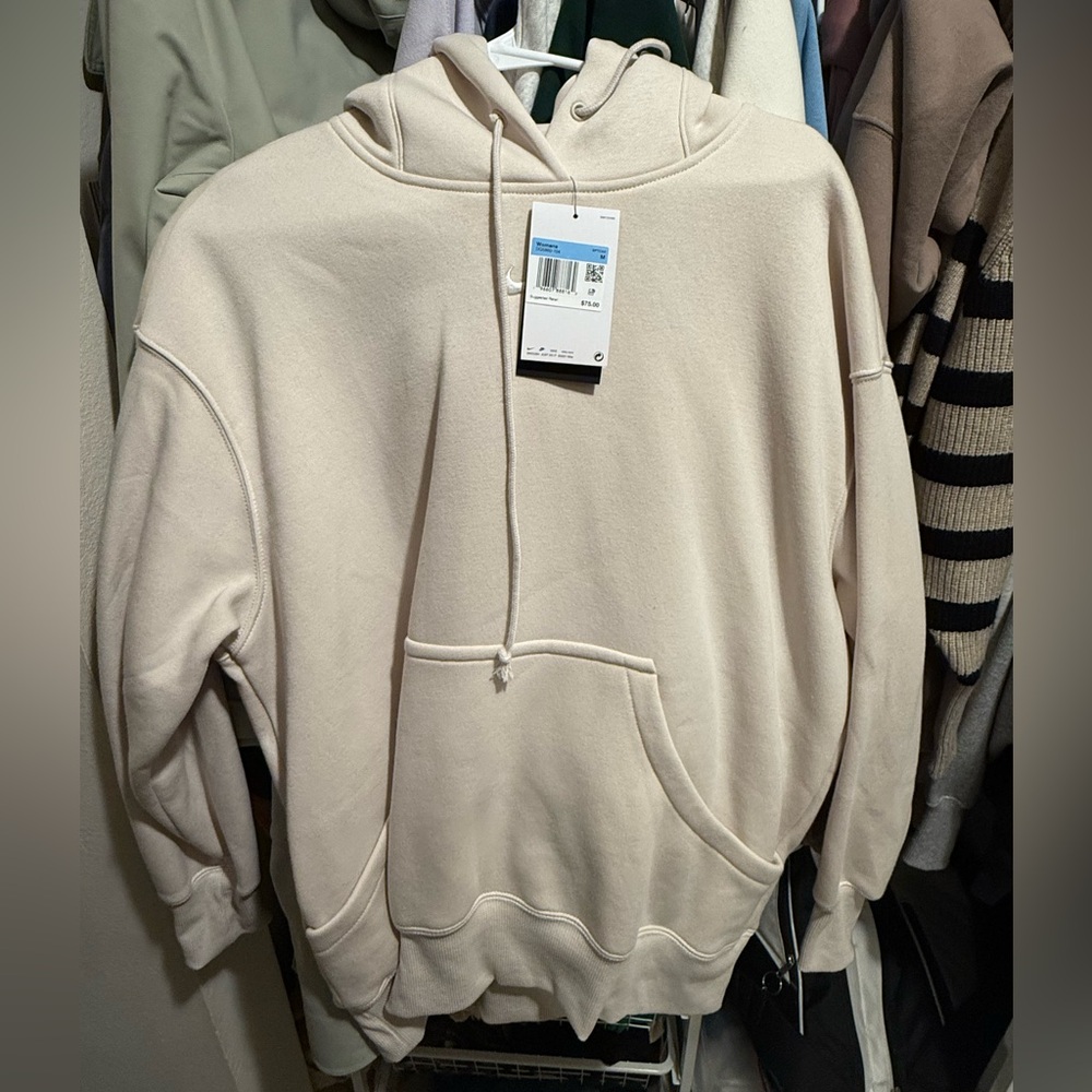 NIKE PHOENIX HOODIE IN LIGHT OREWOOD size medium